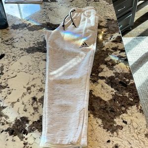 Adidas Joggers. Mens Medium. White.